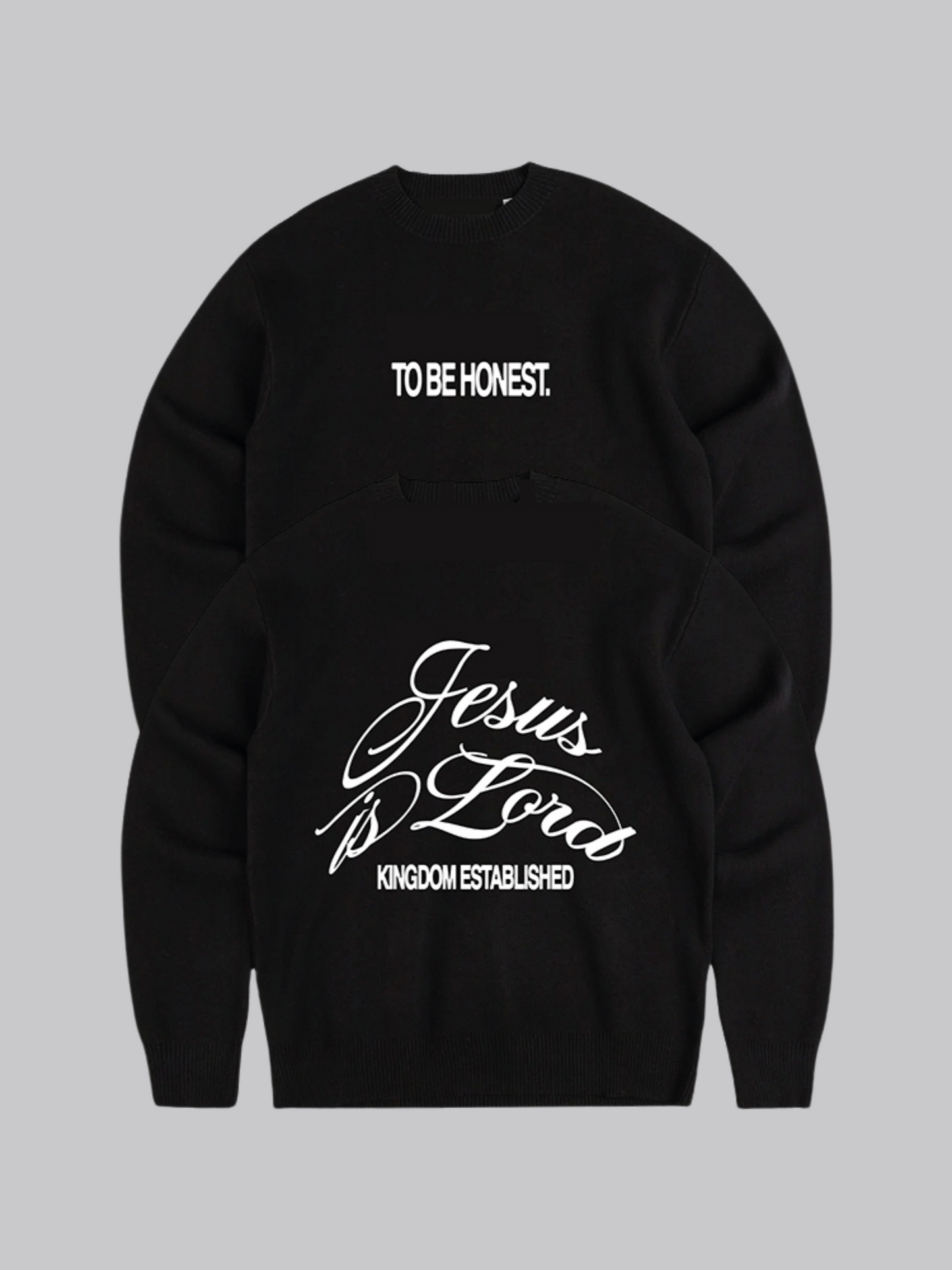 to be honest. - Knitwear