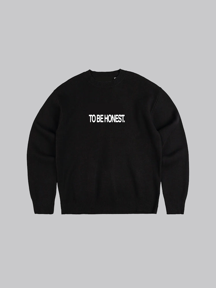 to be honest. - Knitwear